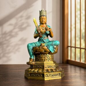 Akasagarbha Bodhisattva Copper Alloy Statue, approved hero product view.
