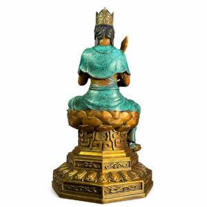 Akasagarbha Bodhisattva Copper Alloy Statue, approved main product view.