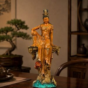Guan Yin Bodhisattva Copper Alloy Statue, approved main product view.