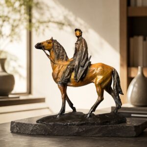 Long March Figure Bronze Statue, approved hero product view.