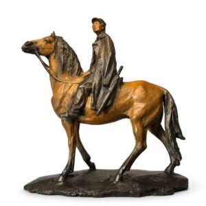 Long March Figure Bronze Statue, approved main product view.