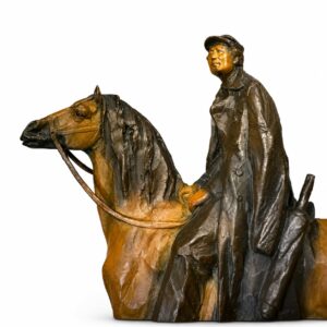Long March Figure Bronze Statue, approved main product view.