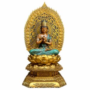 Vairocana Buddha Copper Alloy Statue, approved main product view.