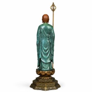 Ksitigarbha Bodhisattva Copper Alloy Statue, approved main product view.