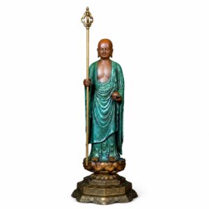 Ksitigarbha Bodhisattva Copper Alloy Statue, approved main product view.
