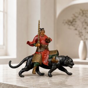 Zhao Gongming Martial God Bronze Statue, approved hero product view.