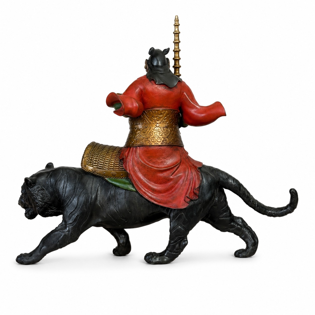 Zhao Gongming Martial God Bronze Statue, approved main product view.