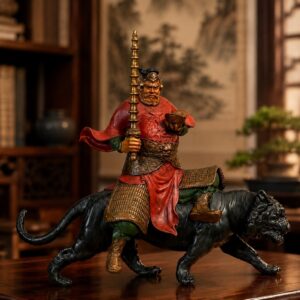 Zhao Gongming Martial God Bronze Statue, approved main product view.
