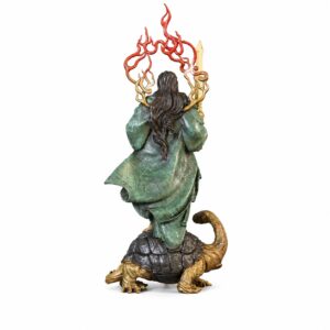 Emperor Zhenwu Brass Statue Xuantian Shangdi Figurine, approved main product view.