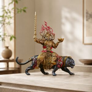 Caishen Copper Alloy Statue, approved hero product view.