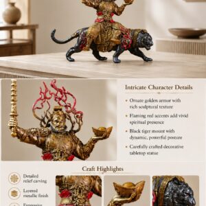 Caishen Copper Alloy Statue, approved main product view.