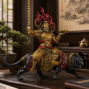 Caishen Copper Alloy Statue, approved main product view.