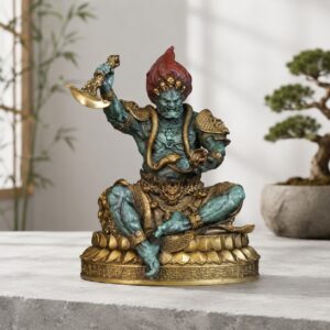 Mahakala Bodhisattva Copper Alloy Statue, approved hero product view.