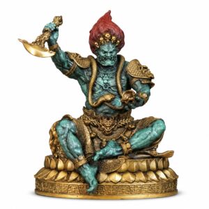 Mahakala Bodhisattva Copper Alloy Statue, approved main product view.