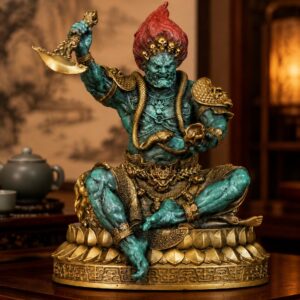Mahakala Bodhisattva Copper Alloy Statue, approved main product view.