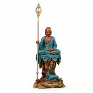 Di-Ting Ksitigarbha Bodhisattva Copper Alloy Statue, approved main product view.