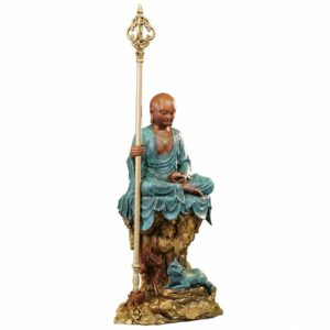 Di-Ting Ksitigarbha Bodhisattva Copper Alloy Statue, approved main product view.