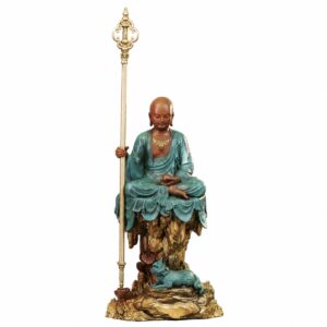 Di-Ting Ksitigarbha Bodhisattva Copper Alloy Statue, approved main product view.