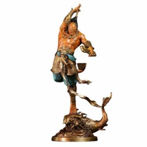Kuixing Kuidou Bronze Statue, approved main product view.