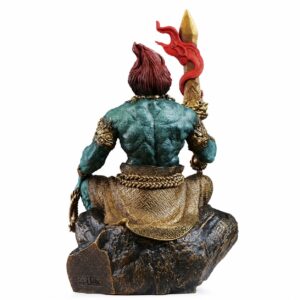 Approved product image of the Seated Fudo Myoo Brass Statue.
