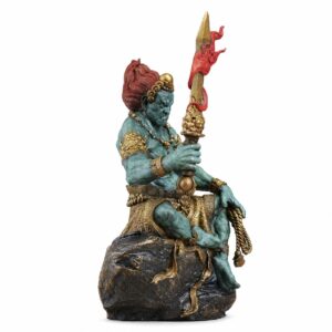 Approved product image of the Seated Fudo Myoo Brass Statue.