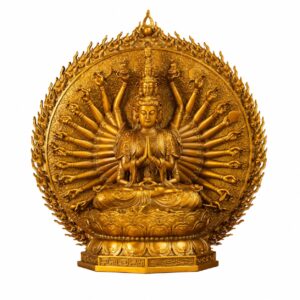Thousand Hand Avalokiteshvara Buddha Copper Alloy Statue, approved main product view.