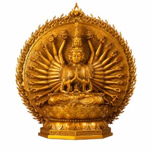 Thousand Hand Avalokiteshvara Buddha Copper Alloy Statue, approved main product view.