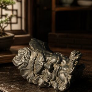 Fierce Guardian Resin Statue, approved scene product view.