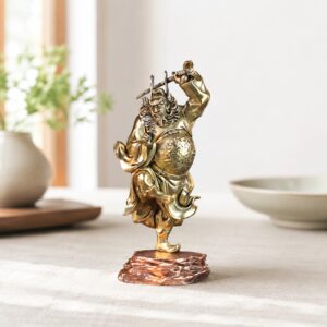 Zhong Kui Brass and Copper Statue, approved hero product view.