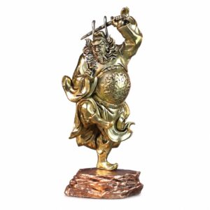 Zhong Kui Brass and Copper Statue, approved main product view.