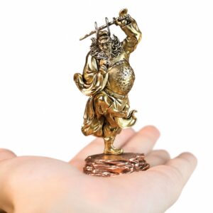 Zhong Kui Brass and Copper Statue, approved main product view.