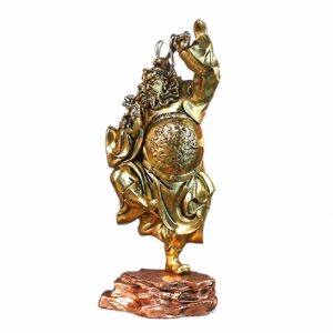 Zhong Kui Brass and Copper Statue, approved main product view.