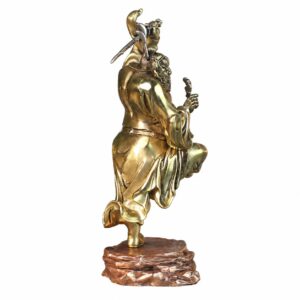 Zhong Kui Brass and Copper Statue, approved main product view.