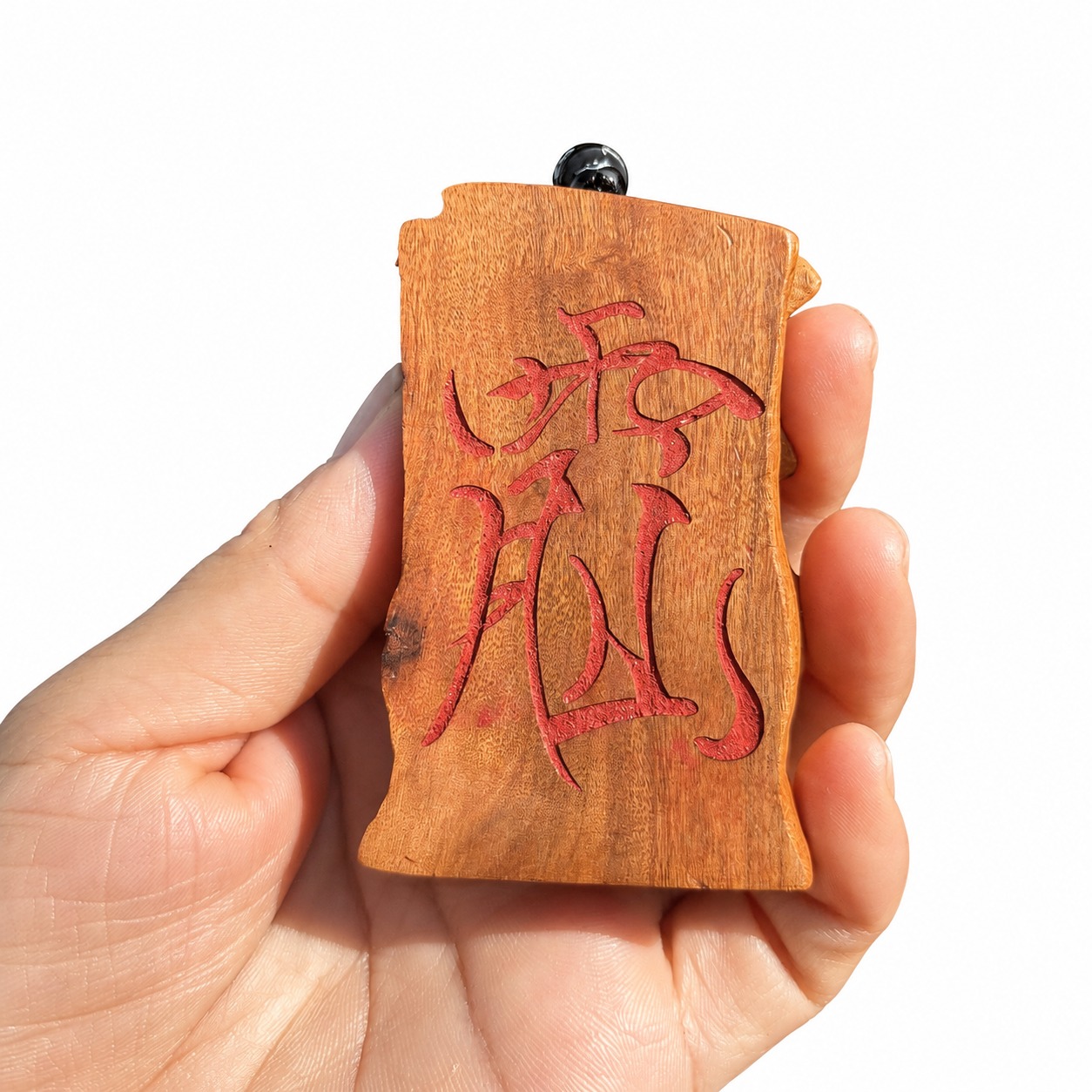 Jiutian Xuannu Wood Token Pendant, approved main product view.