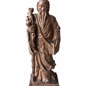 Hua Tuo Wood Statue, approved main product view.