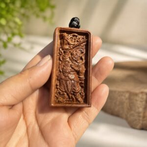 Wang Lingguan Wood Token Pendant, approved hero product view.
