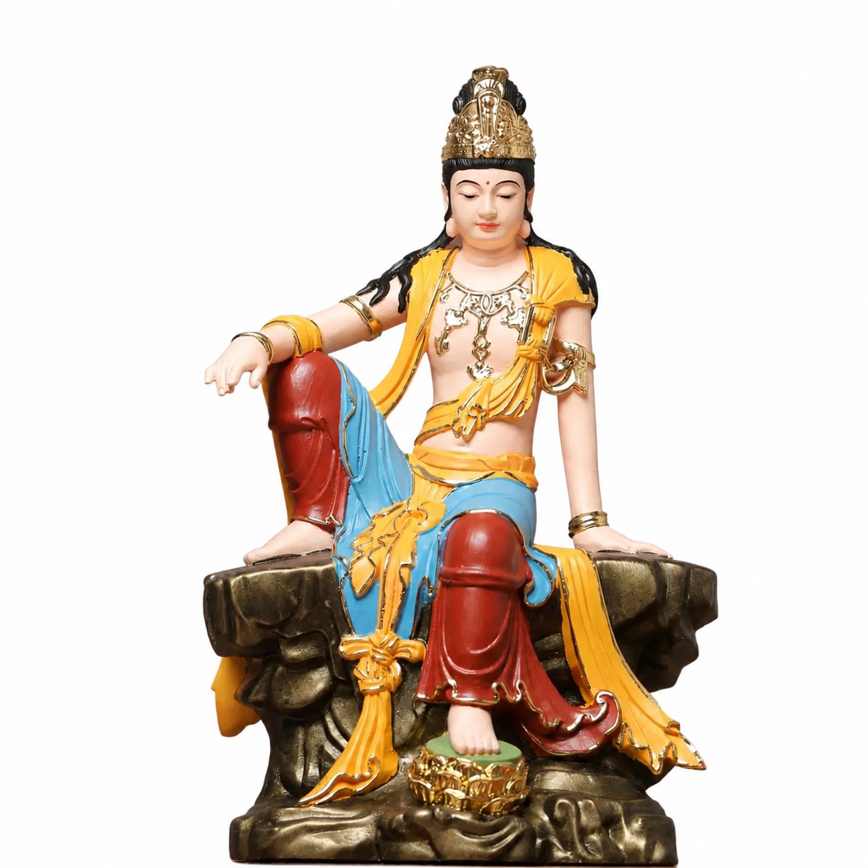 Guanyin Wood Statue, approved main product view.