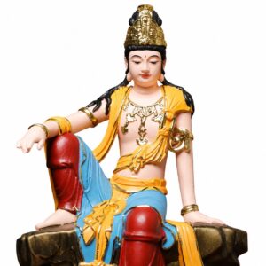 Guanyin Wood Statue, approved main product view.