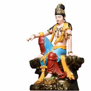 Guanyin Wood Statue, approved main product view.