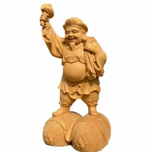 Daikokuten Wood Statue, approved main product view.