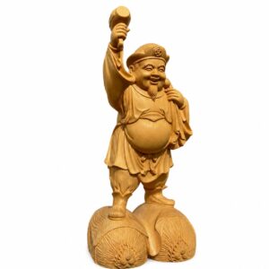Daikokuten Wood Statue, approved main product view.