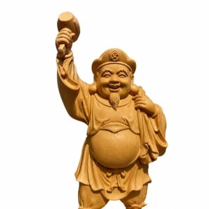 Daikokuten Wood Statue, approved main product view.
