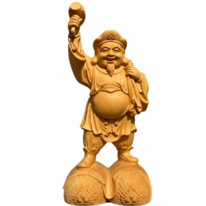 Daikokuten Wood Statue, approved main product view.