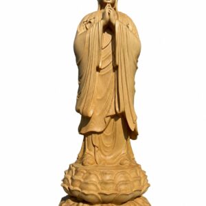 Vairocana Buddha Wood Statue, approved main product view.