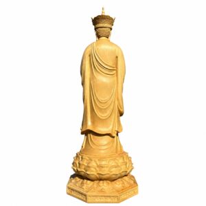 Vairocana Buddha Wood Statue, approved main product view.