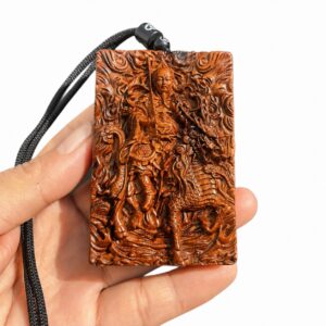Leizu Thunder Deity Wood Pendant, approved main product view.
