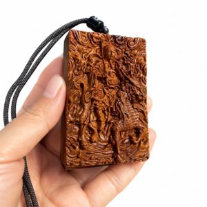 Leizu Thunder Deity Wood Pendant, approved main product view.