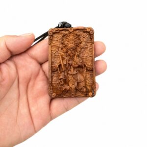 Long Wuye Dragon King Wood Pendant, approved main product view.