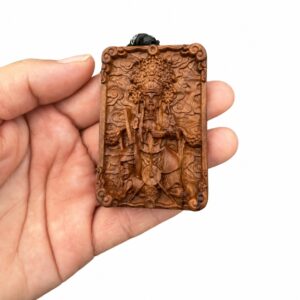 Long Wuye Dragon King Wood Pendant, approved main product view.