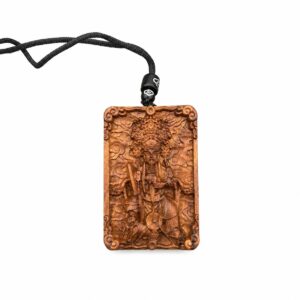 Long Wuye Dragon King Wood Pendant, approved main product view.